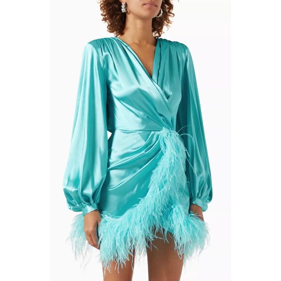 NWT BRONX AND BANCO Farah Mini Dress in Satin Size US 8 $850